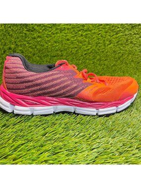 361 Degrees Nemesis Womens Size 8 Orange Pink Athletic Running Shoes Sneakers